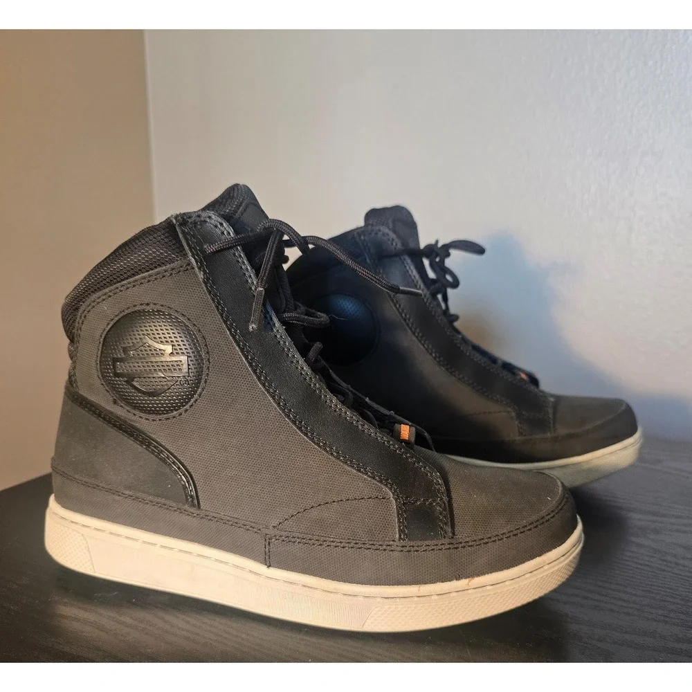 Harley Davidson women's Vardon black waterproof riding sneakers